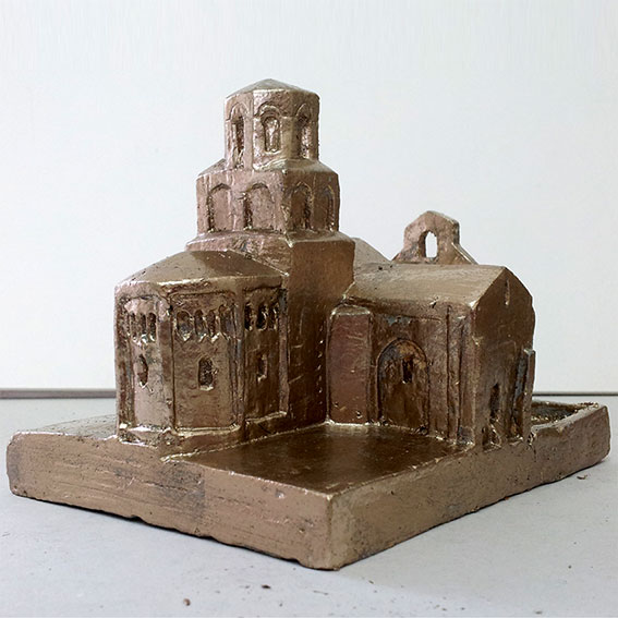 Kirche, vergoldet