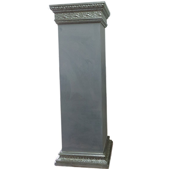 Säule mit Versilberung